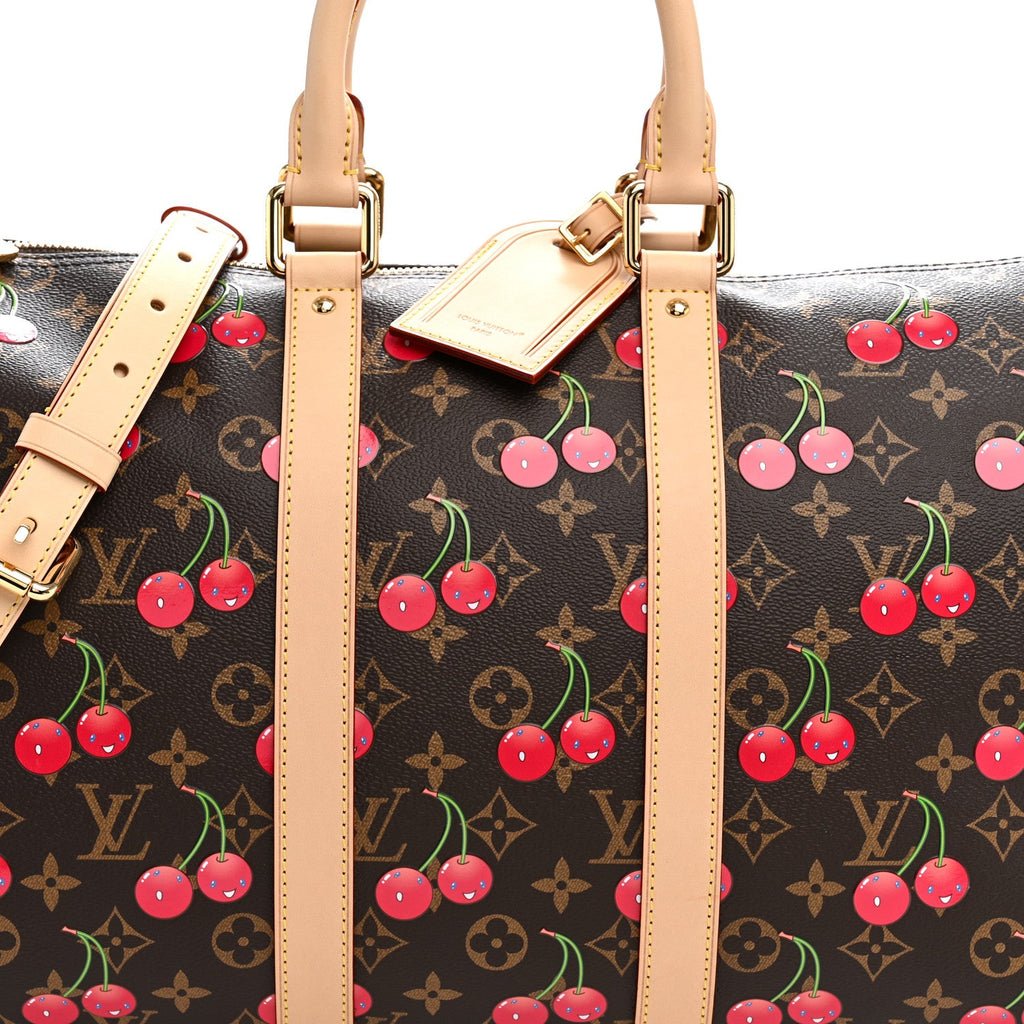 LV X TM Monogram Cerises Keepall Bandouliere 45