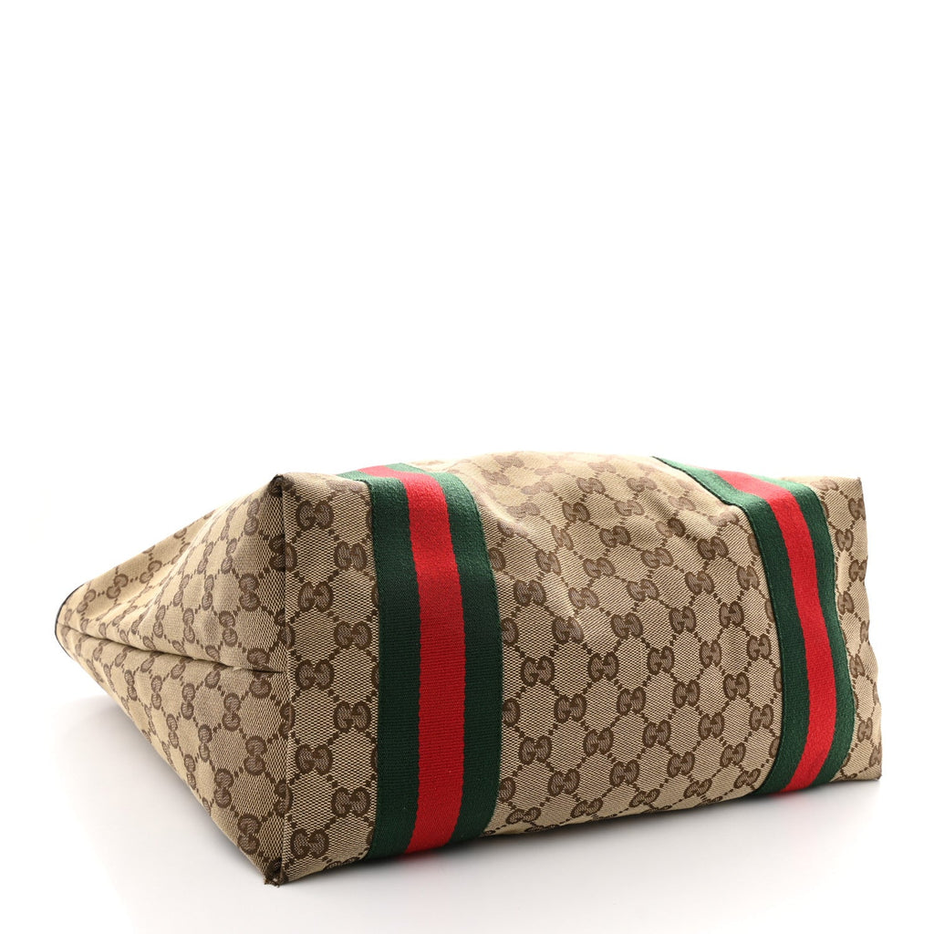 Monogram Web Large Jolie Tote Brown
