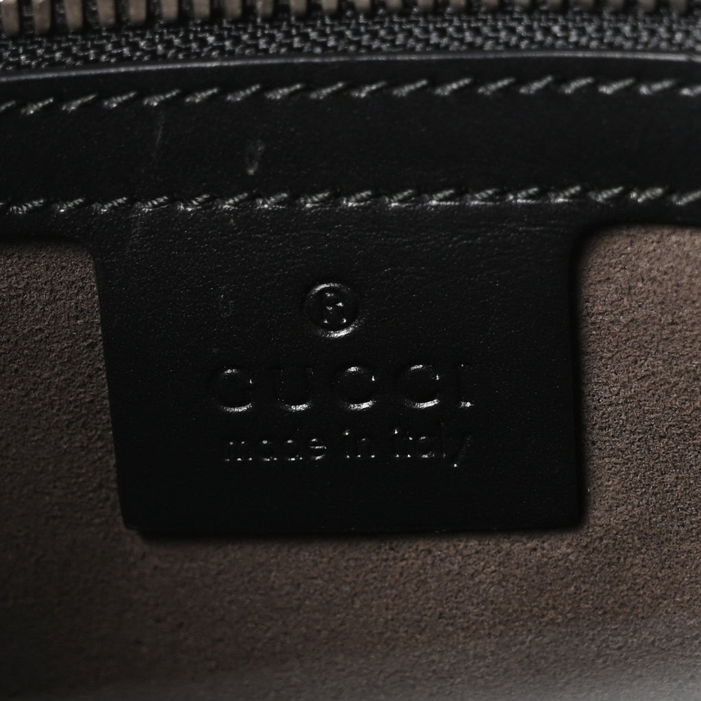 Guccissima Signature Briefcase Black