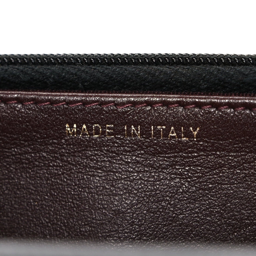 Caviar Quilted Wallet On Chain WOC Black Black
