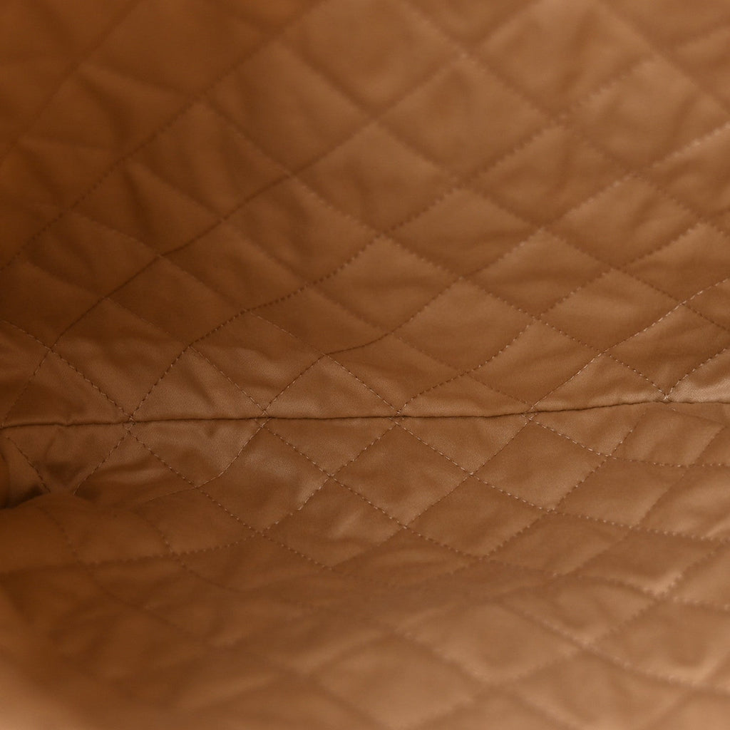 Shiny Calfskin Quilted Chanel 22 Backpack White