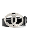 Caviar CC Quilted Belt 80 32 Black