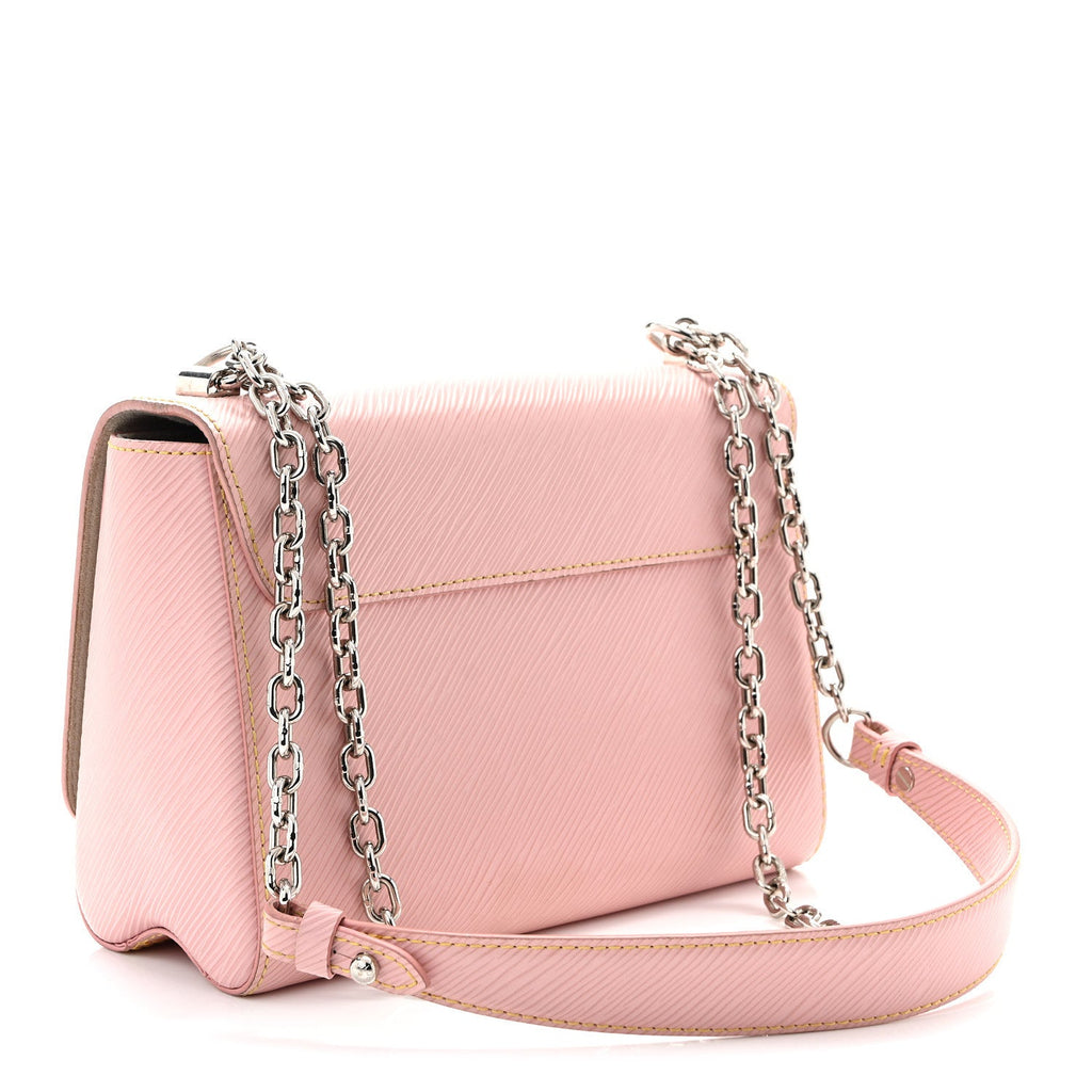 Epi Twist Shoulder Bag MM  Rose Ballerine