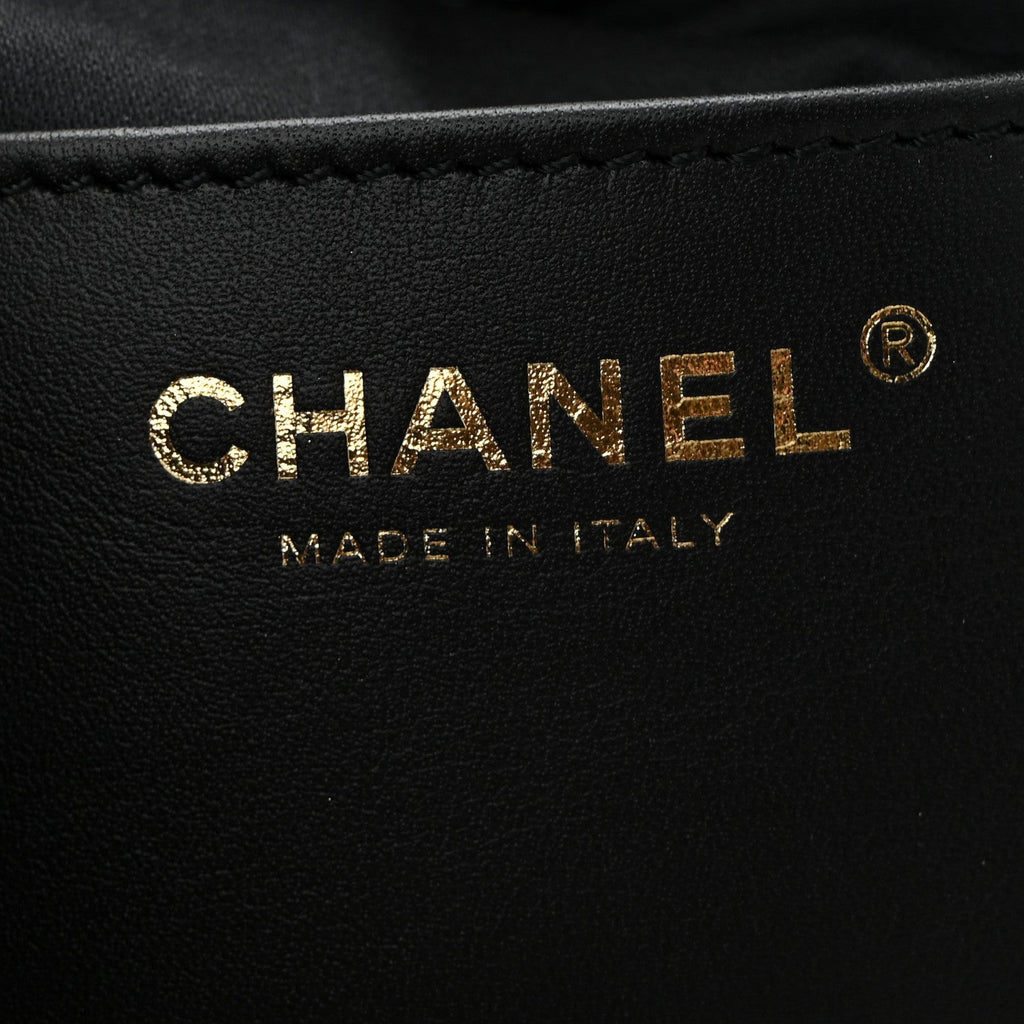 Caviar Quilted Mini Chanel 25 Handbag Black
