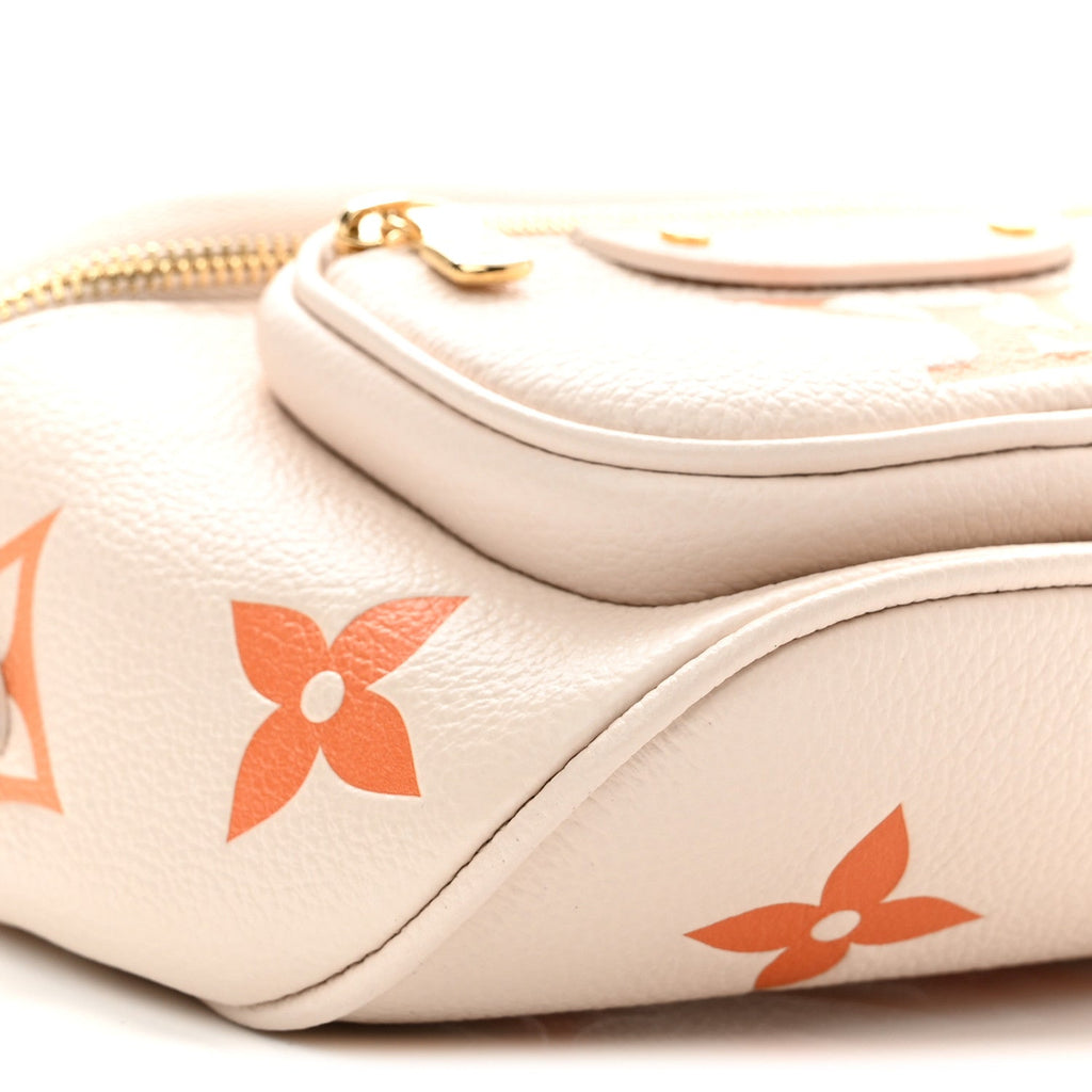 Empreinte Monogram Giant Mini By The Pool Bumbag  Cream Saffron