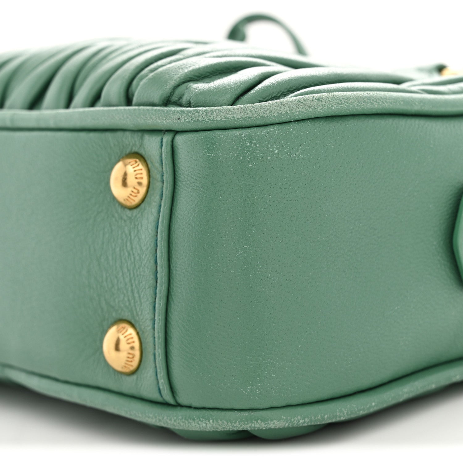 Nappa Matelasse Small Arcadie Green