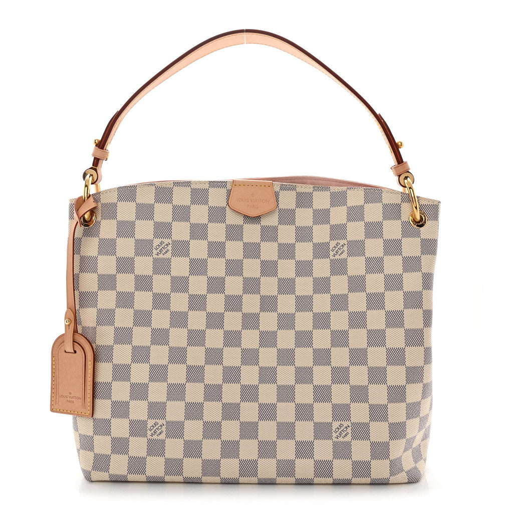 Damier Azur Graceful PM Rose Ballerine