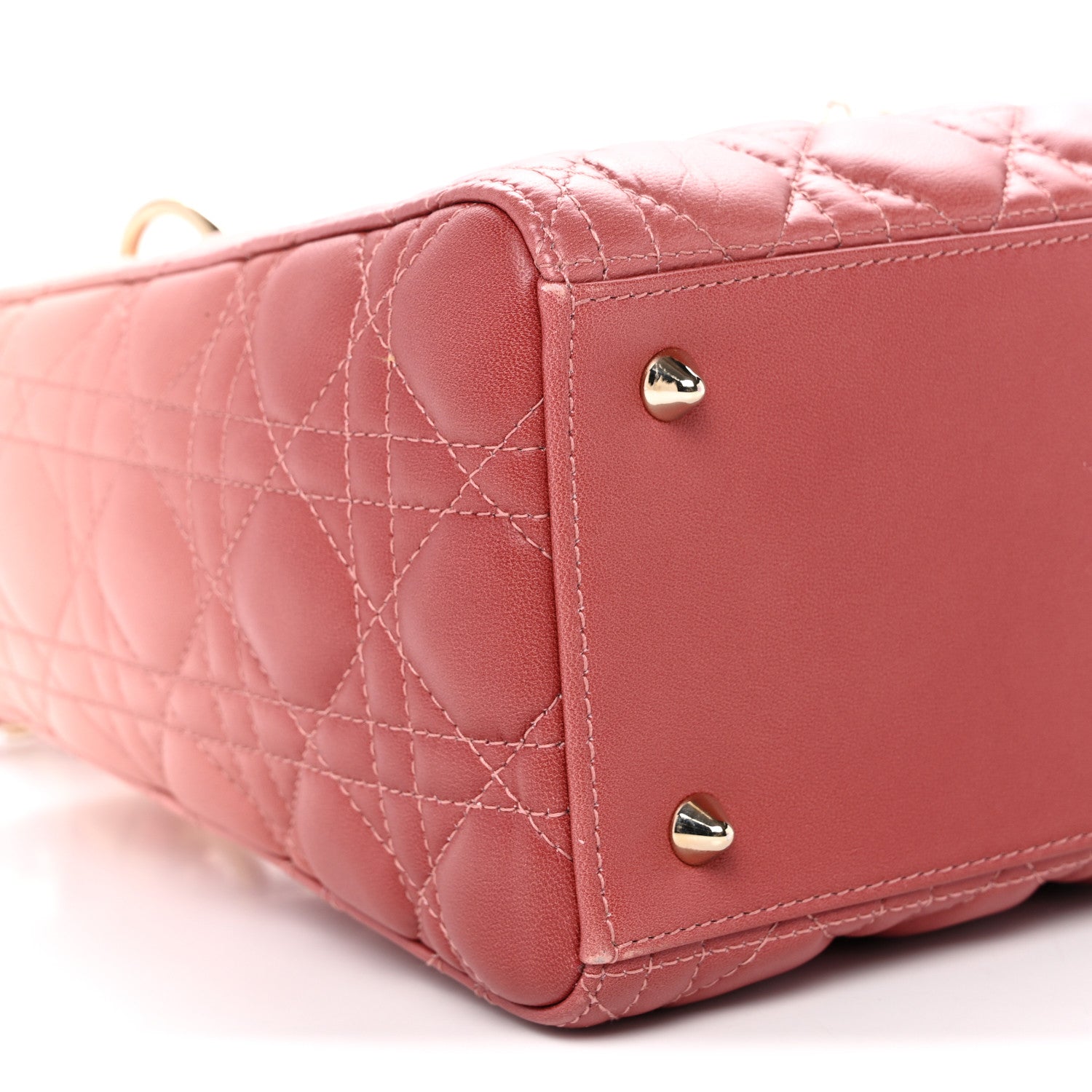 Lambskin Cannage Gradient Medium Lady Dior Pink