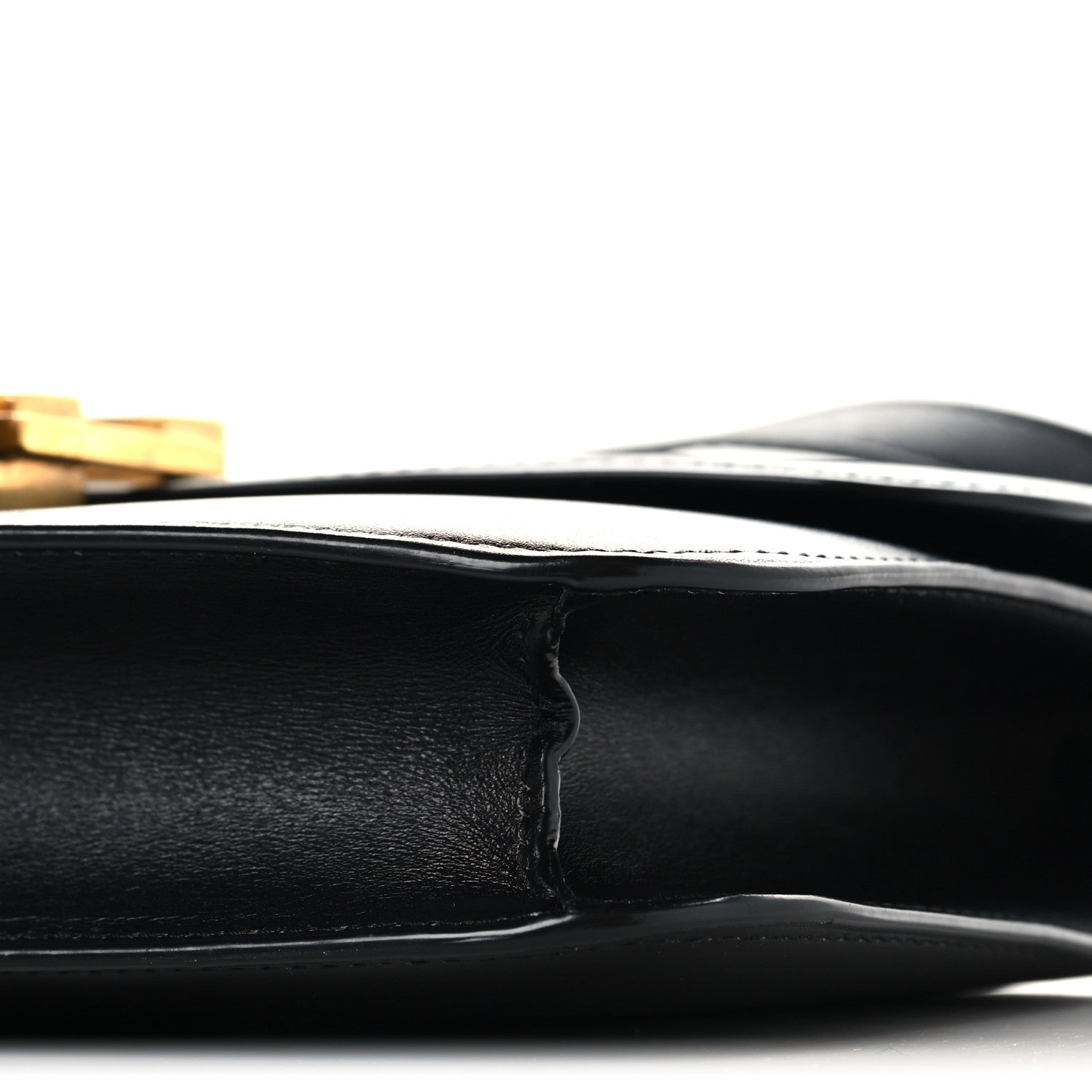 Smooth Calfskin Carre Satchel Black