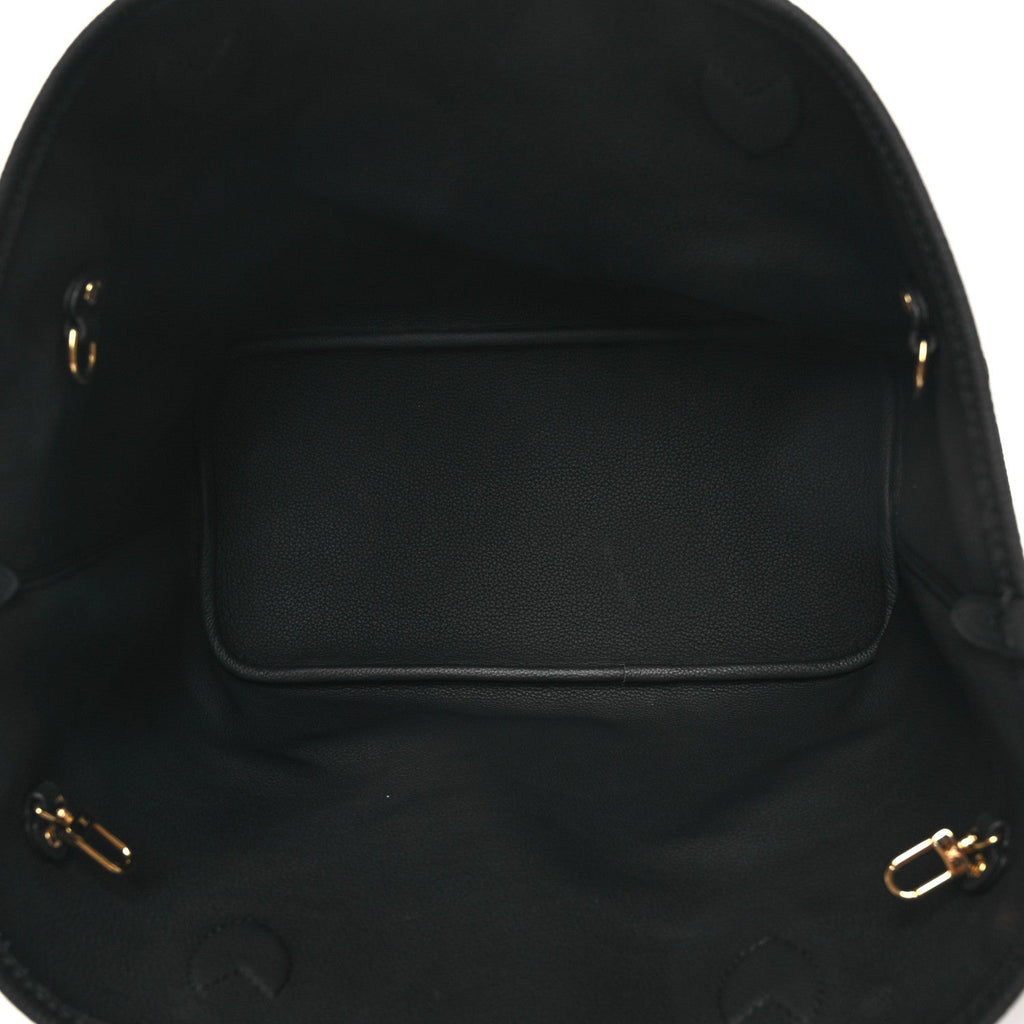 Monogram Calfskin Neo Neverfull Inside Out MM Black