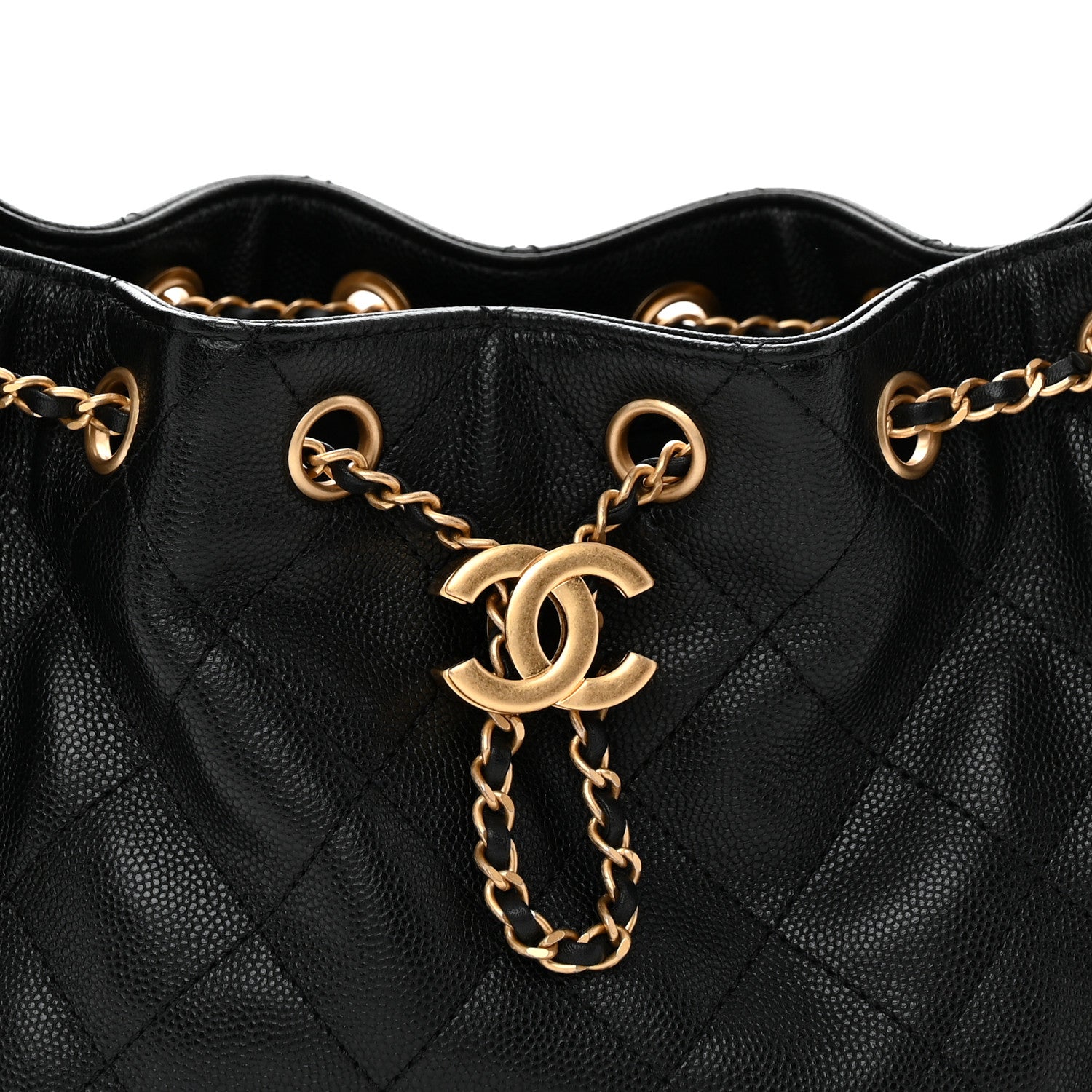 Caviar Quilted Mini Chanel 25 Handbag Black