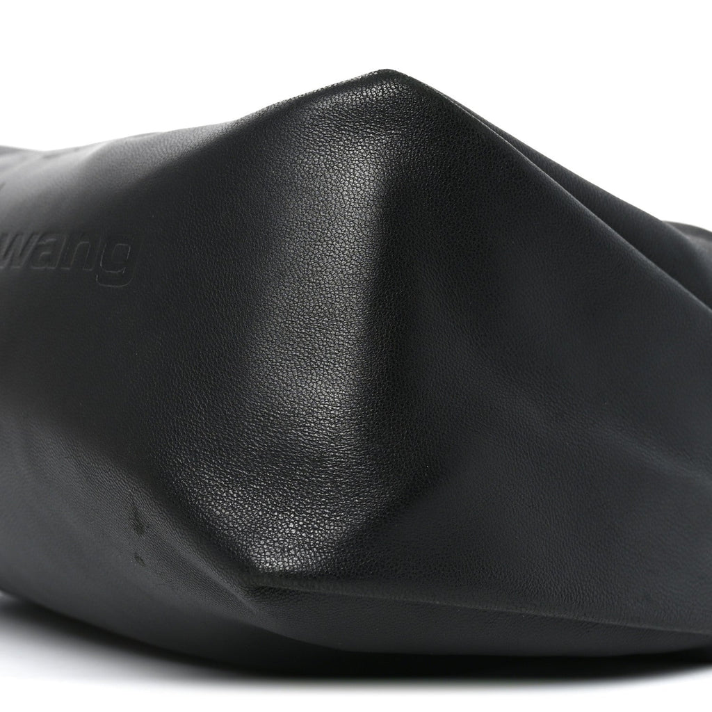 Lambskin Mini Scrunchie Bag Black