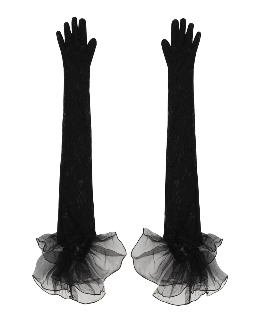 Gucci Womens Lace Glove Sleeves