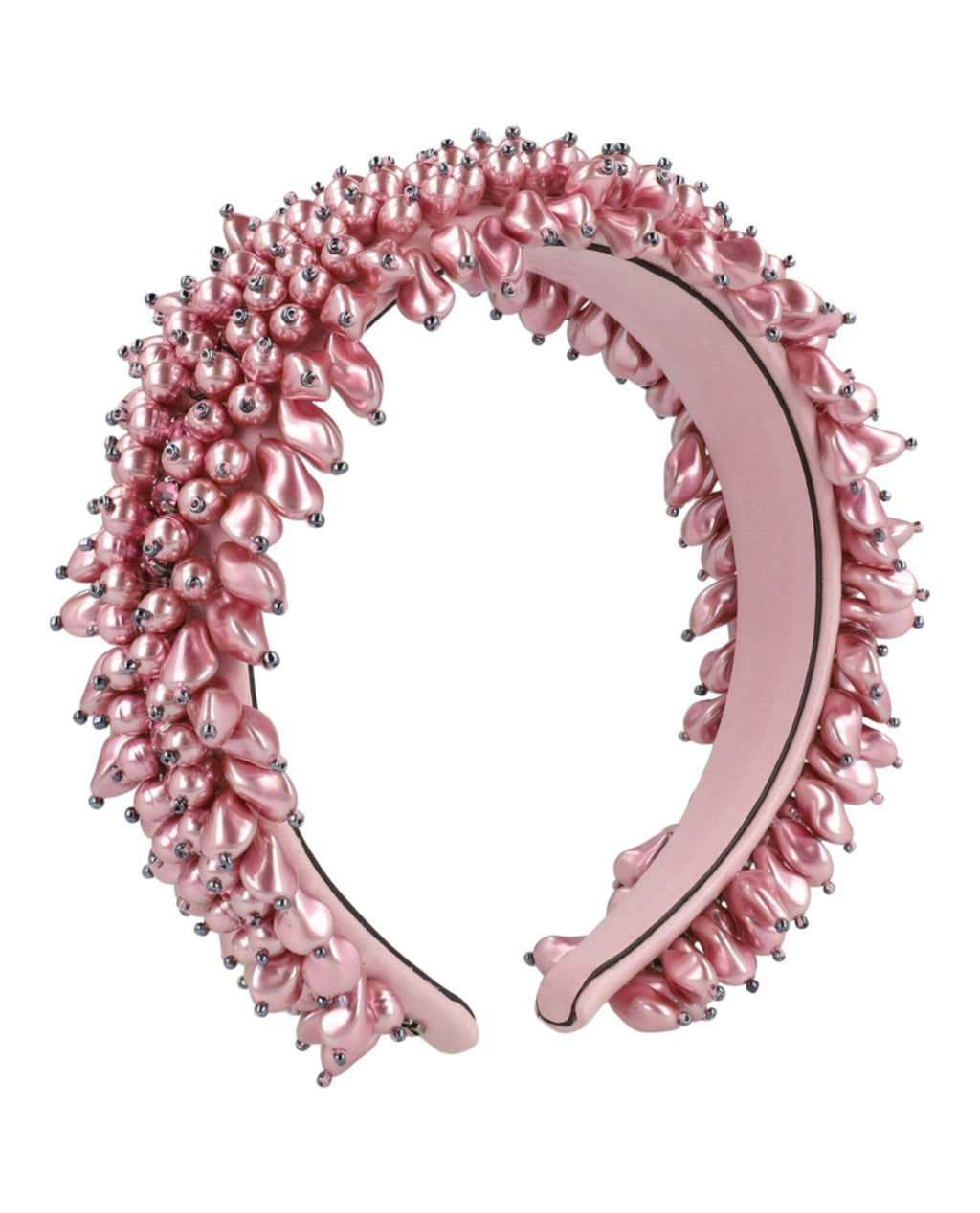 Gucci Womens Beaded Headband Pink