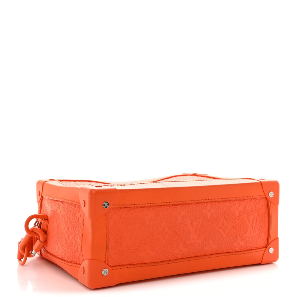 Taurillon Monogram Solar Ray Soft Trunk Orange