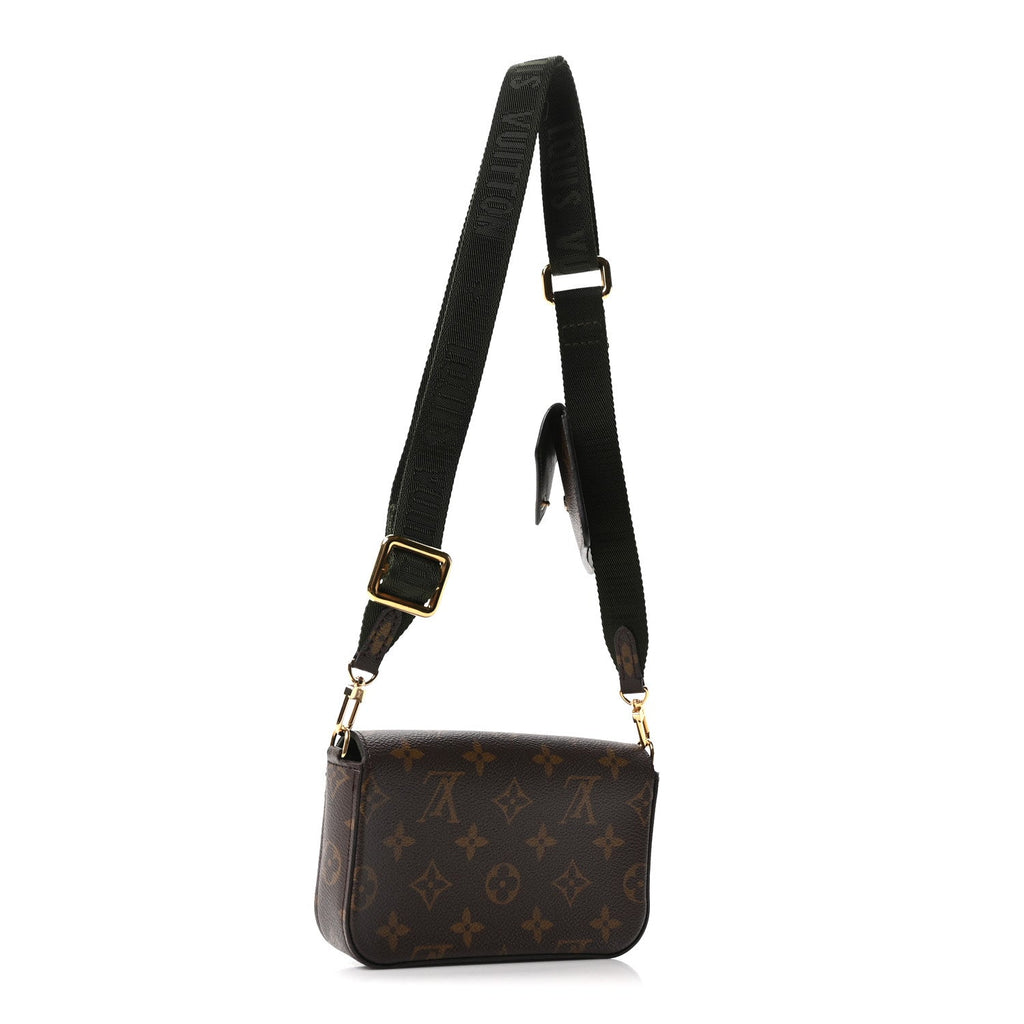 Monogram Felicie Strap & Go Kaki