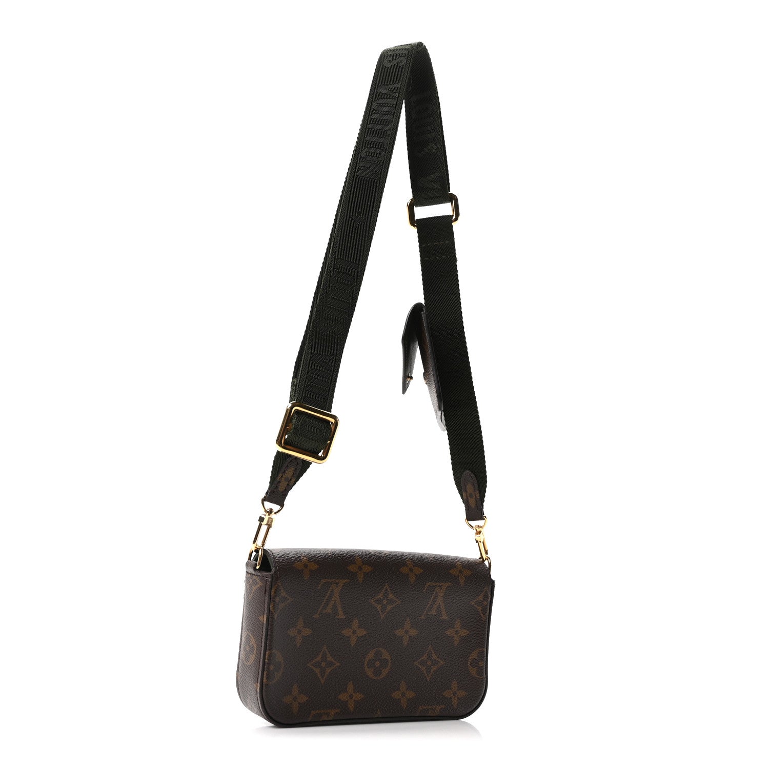 Monogram Felicie Strap & Go Kaki Kaki