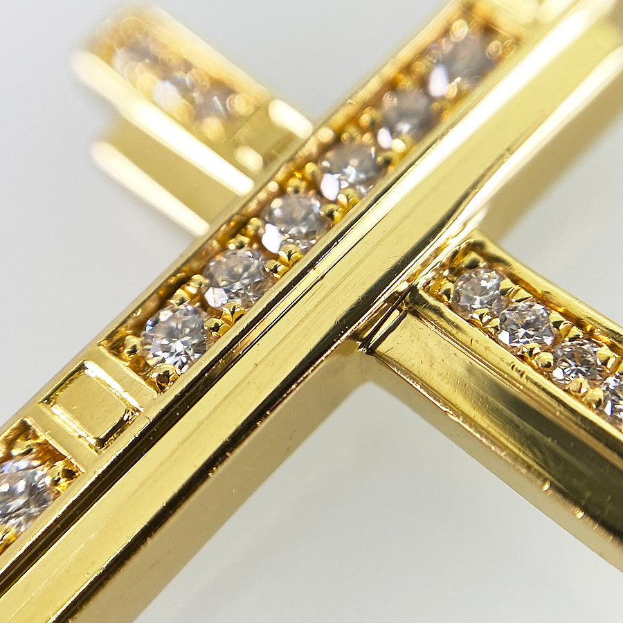 HARRY WINSTON Traffic cross Necklace