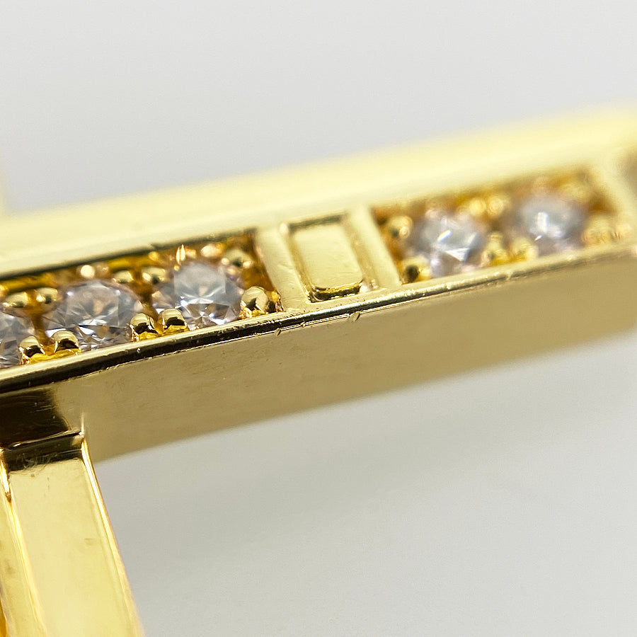 HARRY WINSTON Traffic cross Necklace