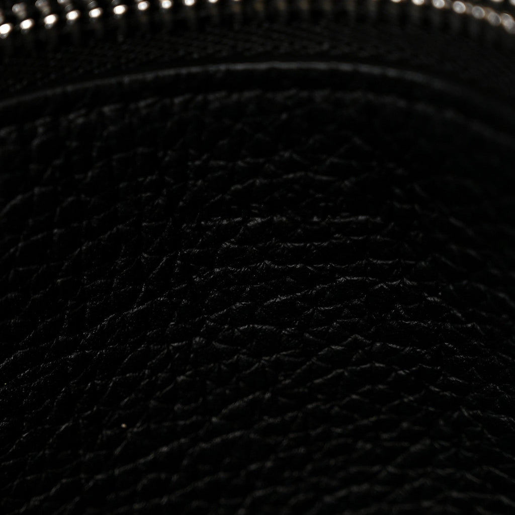 Supple Grained Calfskin Small Big Bag Black