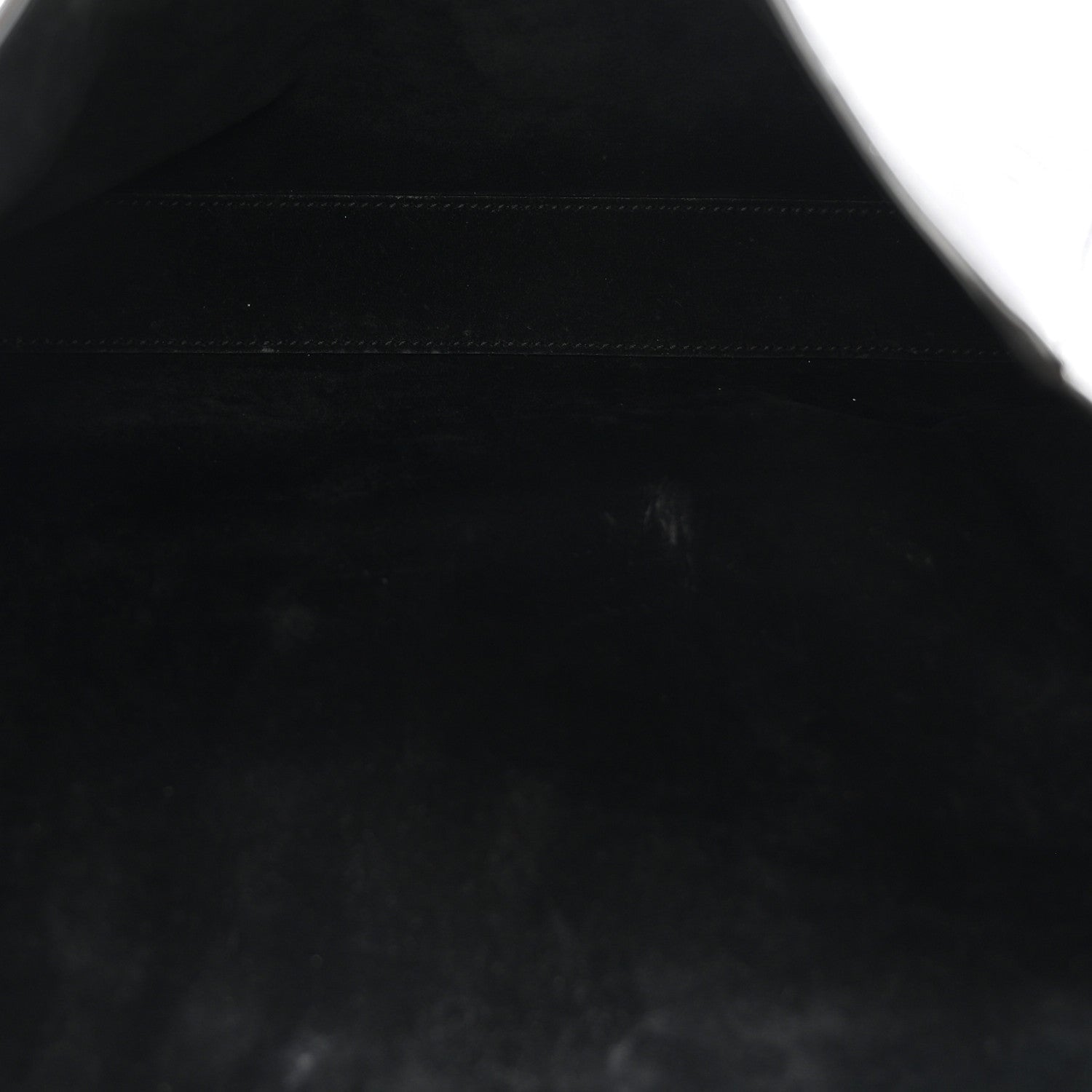 Smooth Calfskin Suede Medium Reversible Monogram Kate Satchel Black