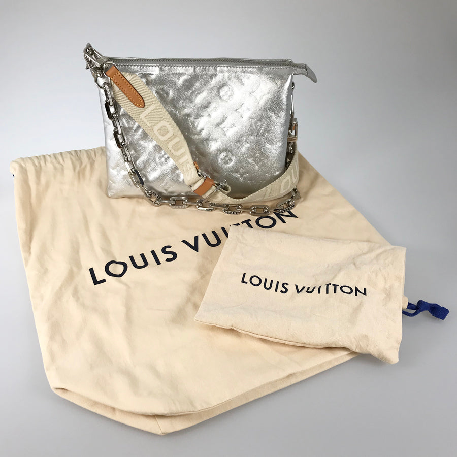 LOUIS VUITTON Monogram Embossed Coussin PM M57913 Shoulder bag