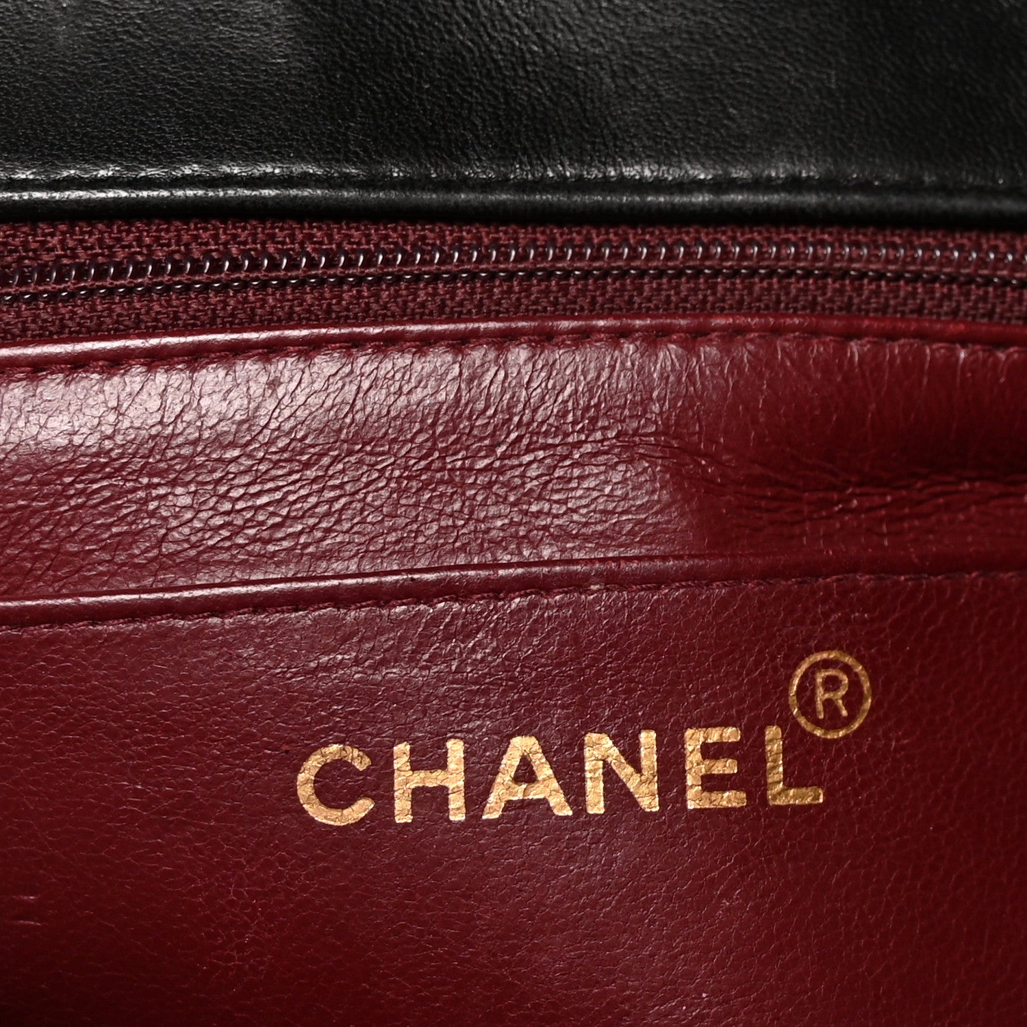 Lambskin Quilted Small Single Flap Black