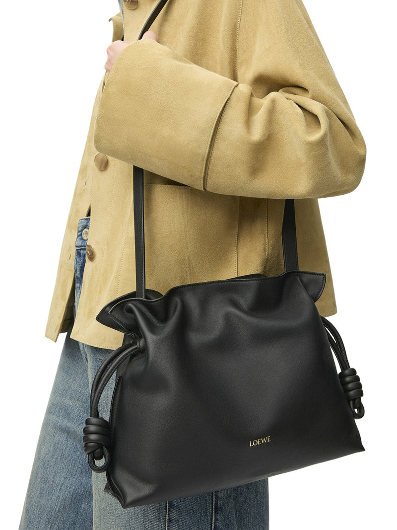 Loewe Women Medium Flamenco Clutch Bag In Calfskin Nappa