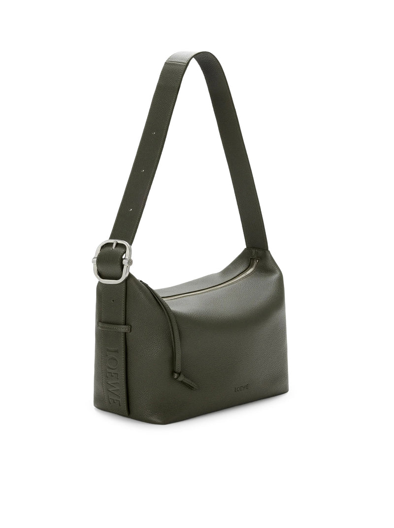Loewe Men Hobo Loop Bag In Grained Calfskin Leather