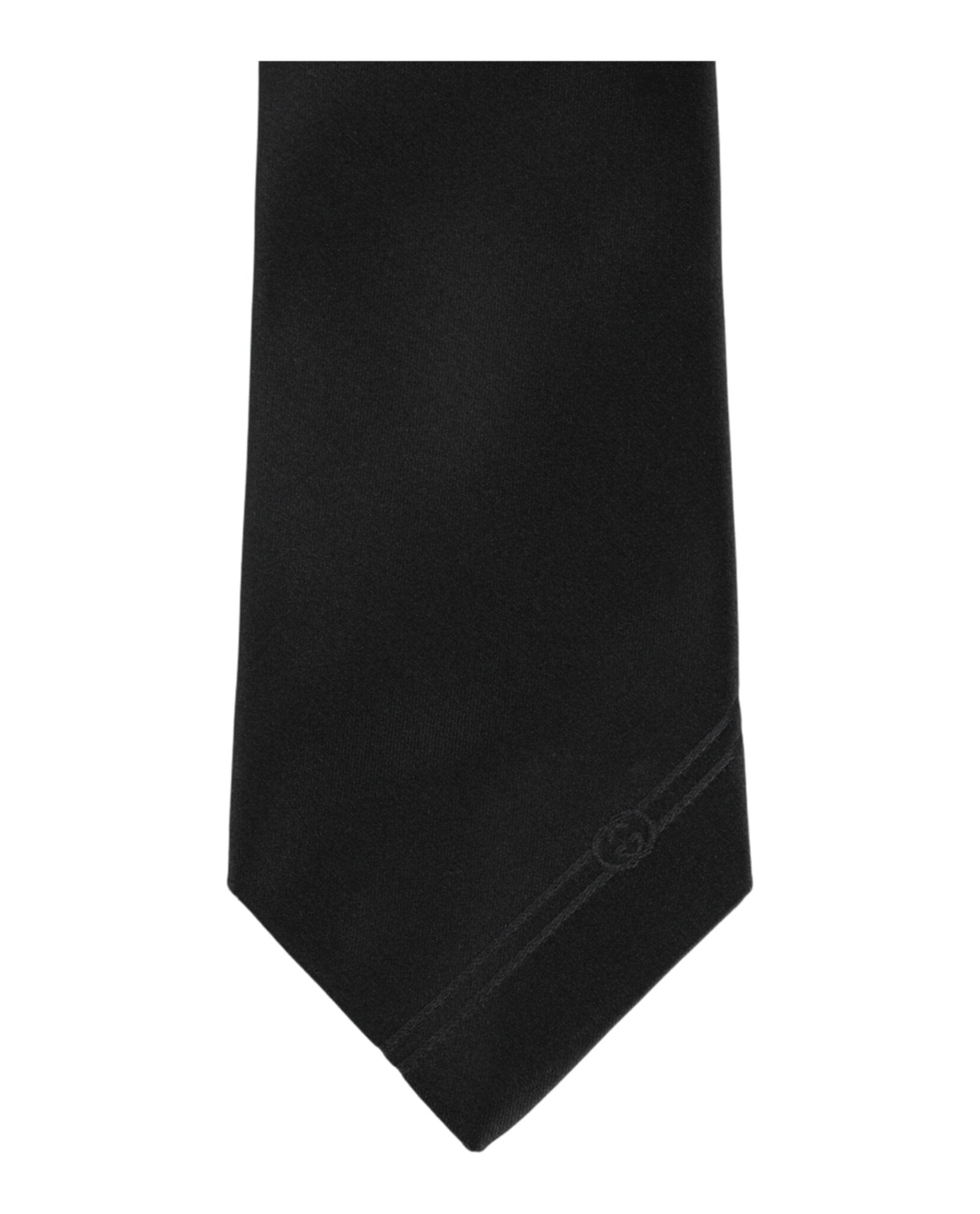 Gucci Mens Adeline Interlocking G Silk Jacquard Tie