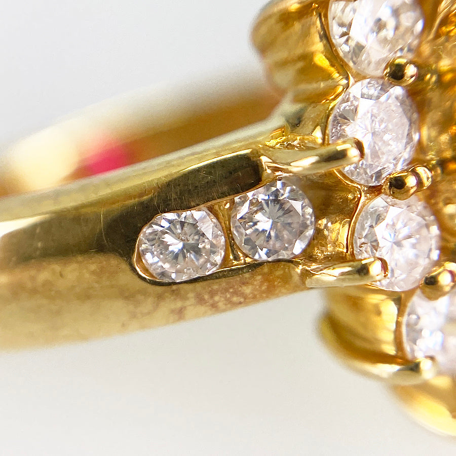 Ring Yellow gold Ruby