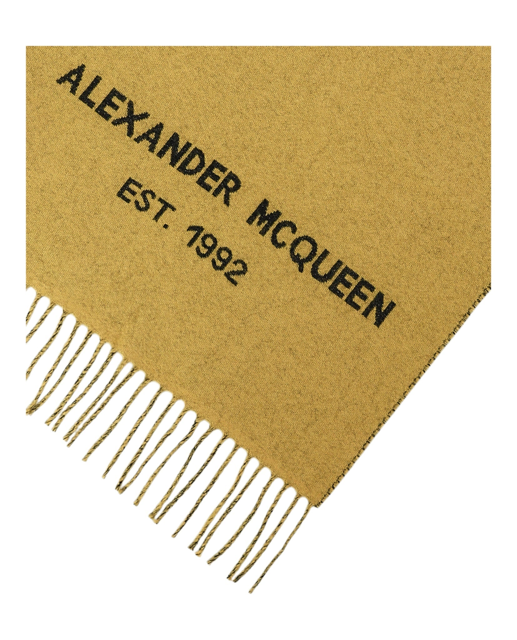 Alexander McQueen Womens Graffiti Wool Scarf