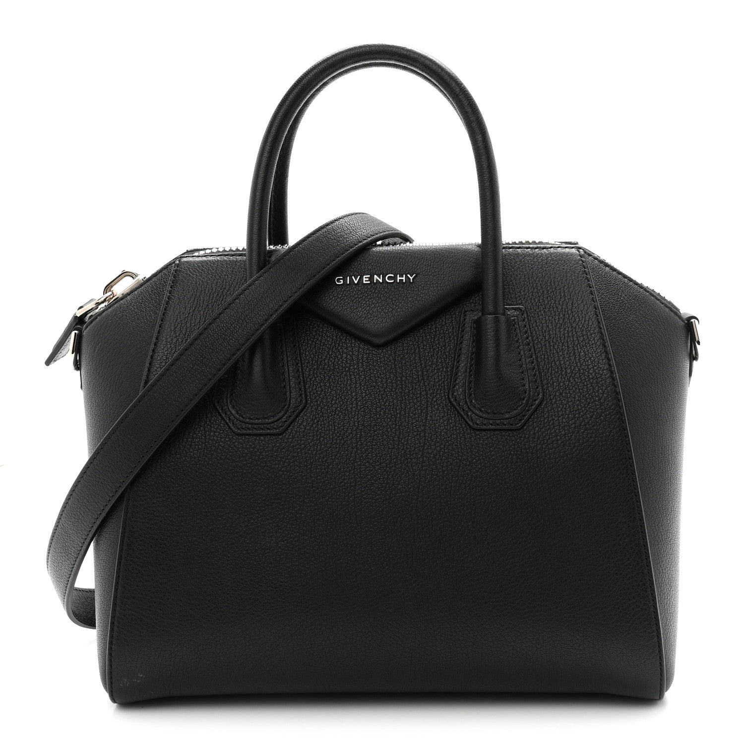 Sugar Goatskin Small Antigona Black