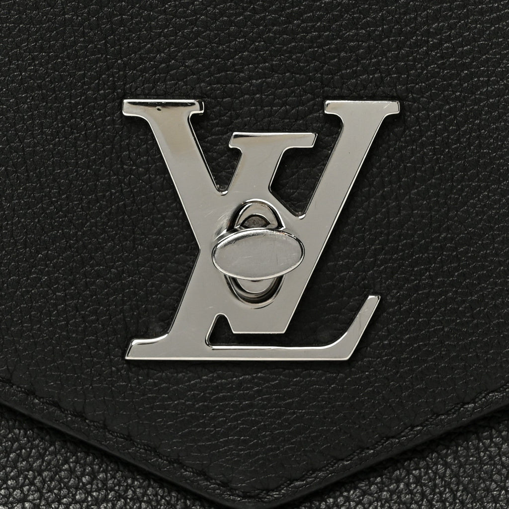 Soft Calfskin My Lockme Chain Bag BB Black