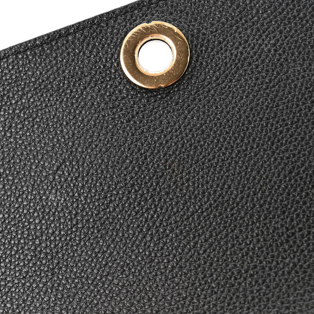 Coated Canvas Calfskin Vintage Check Medium Note Crossbody Bag Black