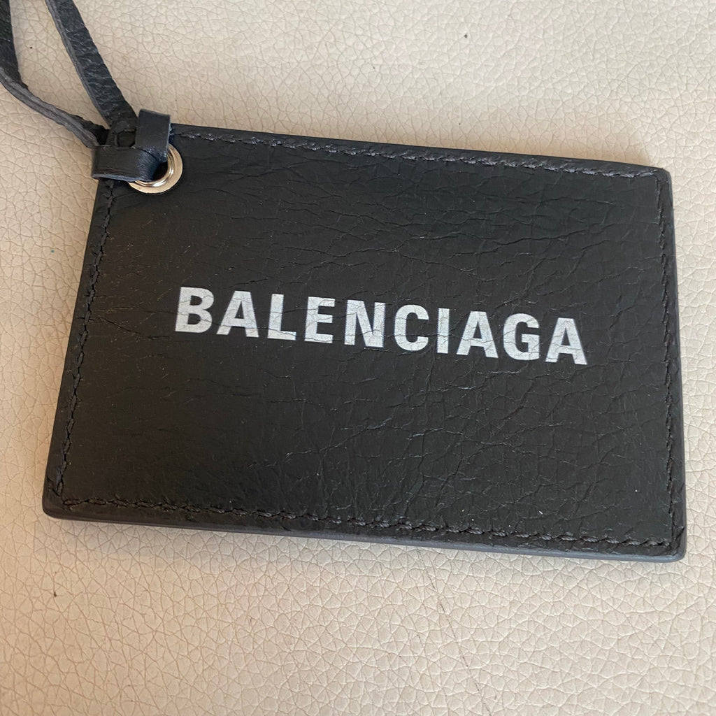 Balenciaga Le City Classic Studs Handbag Satchel Textured Leather Small Black