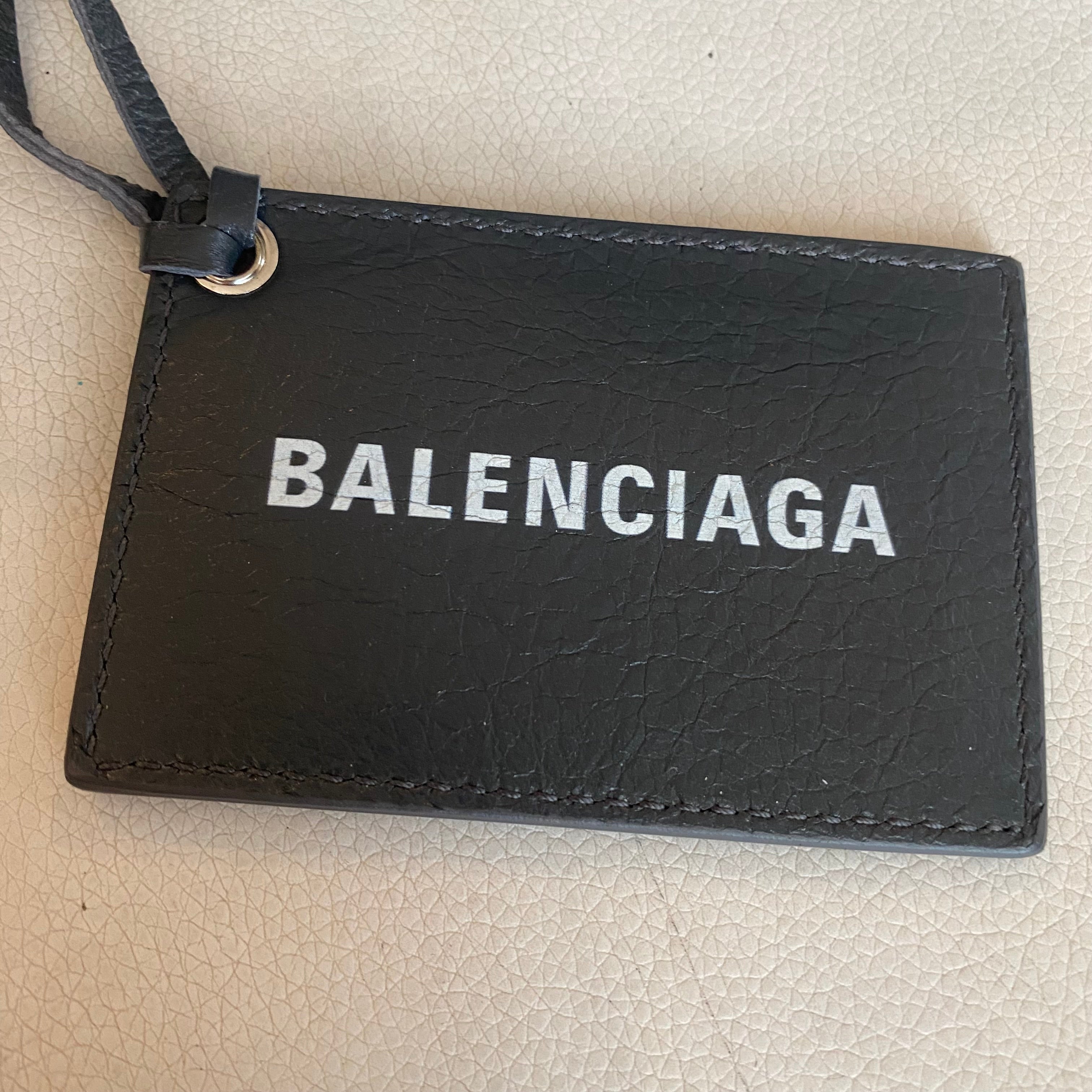Balenciaga Le City Classic Studs Handbag Satchel Textured Leather Small Black