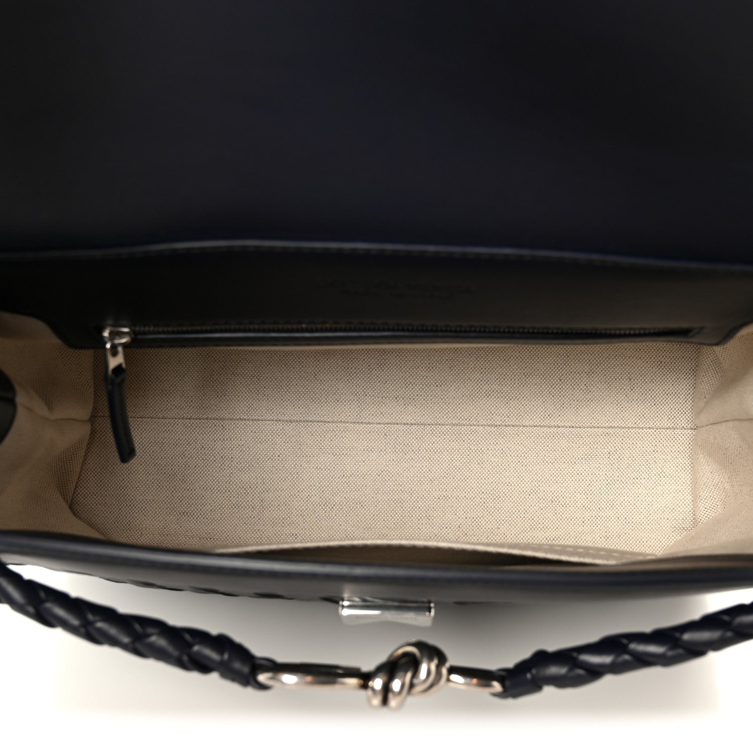 Calfskin Intrecciato Small Andiamo Messenger Bag Nocturnal