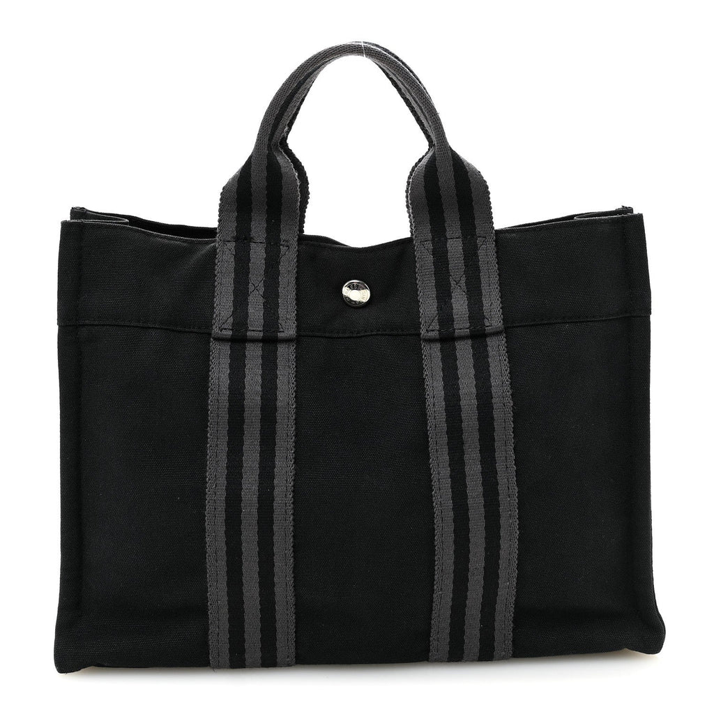 Canvas Herline PM Tote Black
