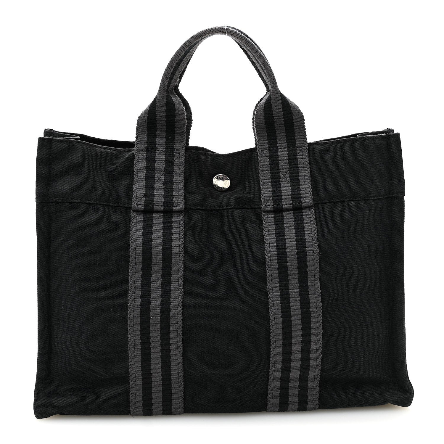 Canvas Herline PM Tote Black