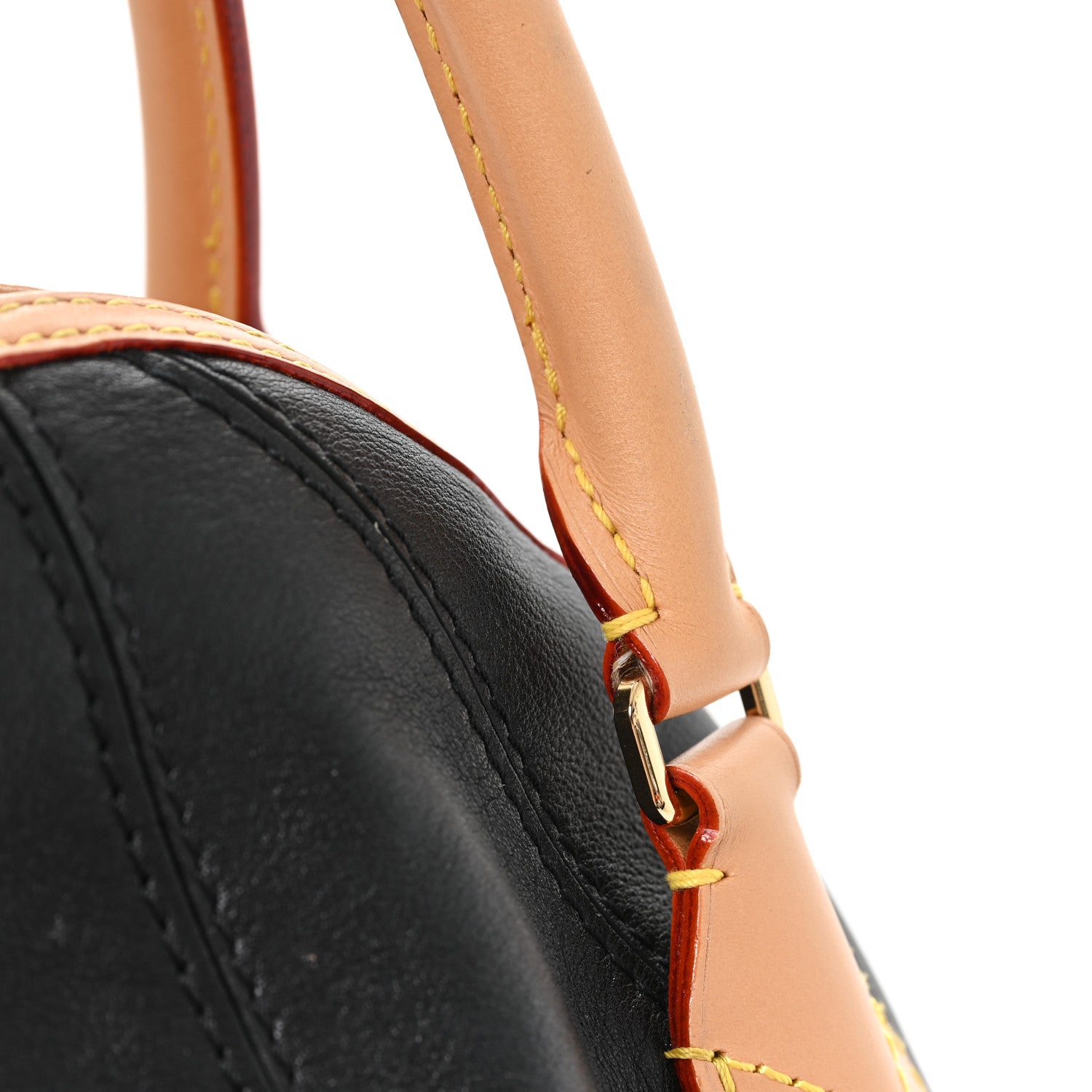 Monogram Braided Egg Bag Black