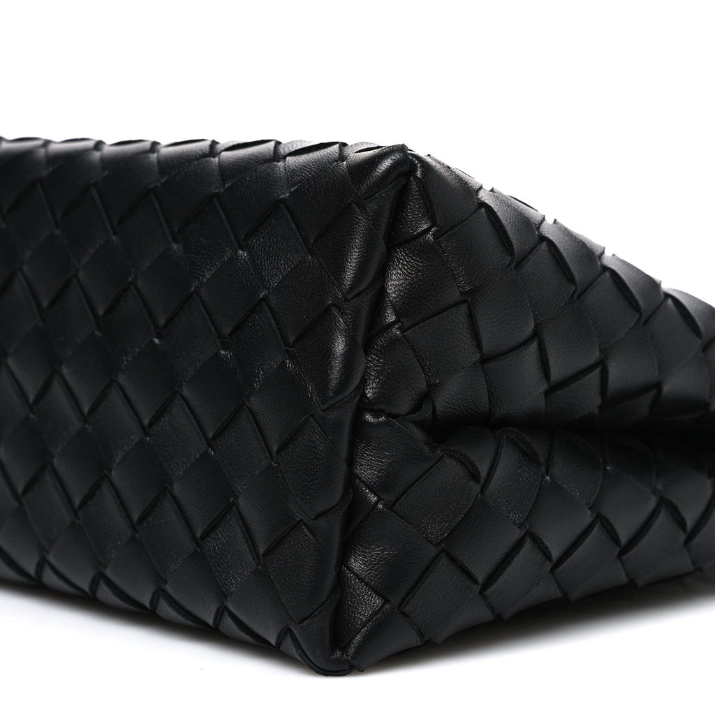 Nappa Intrecciato Small Andiamo Shoulder Bag Black