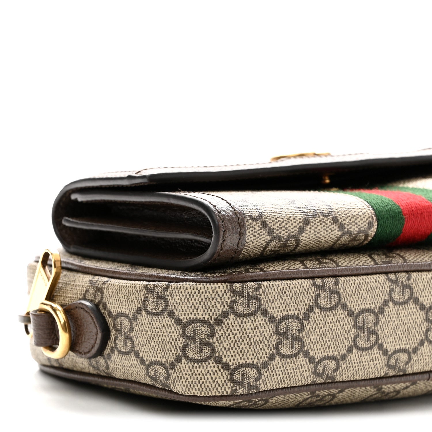 GG Supreme Monogram Web Mini Ophidia Bag Beige Ebony