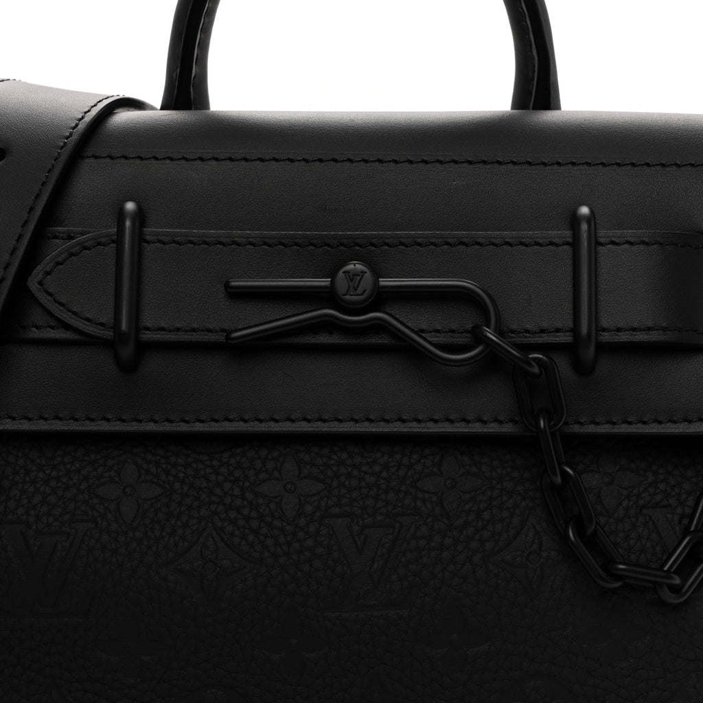 Taurillon Monogram Steamer PM NM Black