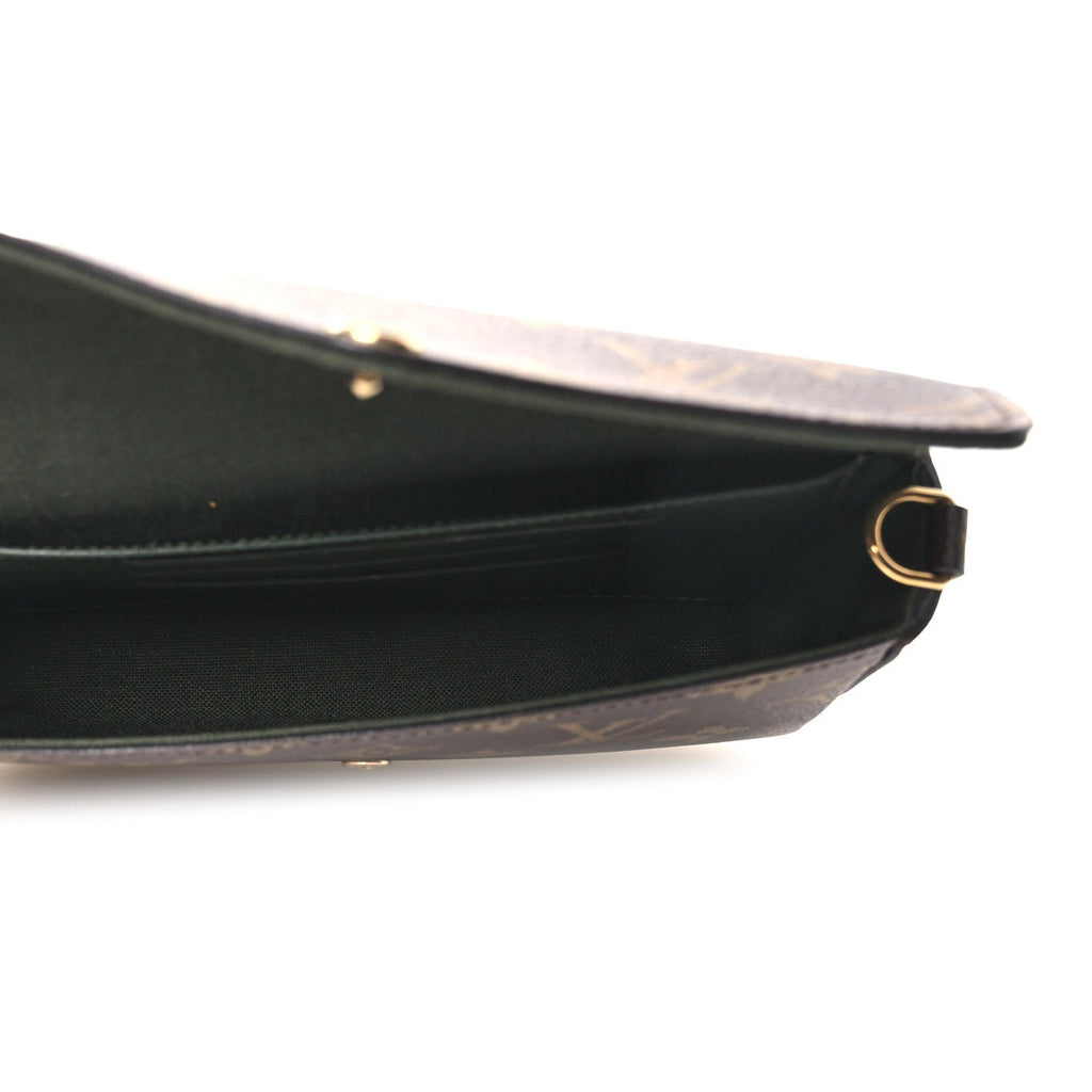 Monogram Felicie Strap & Go Kaki