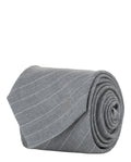 Givenchy Mens Pinstriped Wool Tie