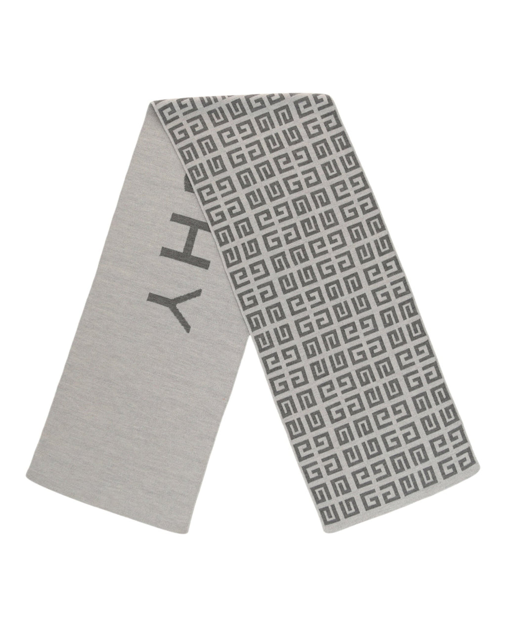 Givenchy Unisex-Adult Reversible Logo Wool Scarf