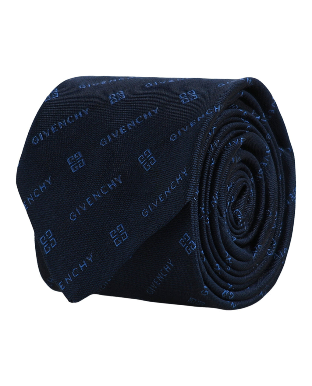 Givenchy Mens Diagonal Logo Silk Tie