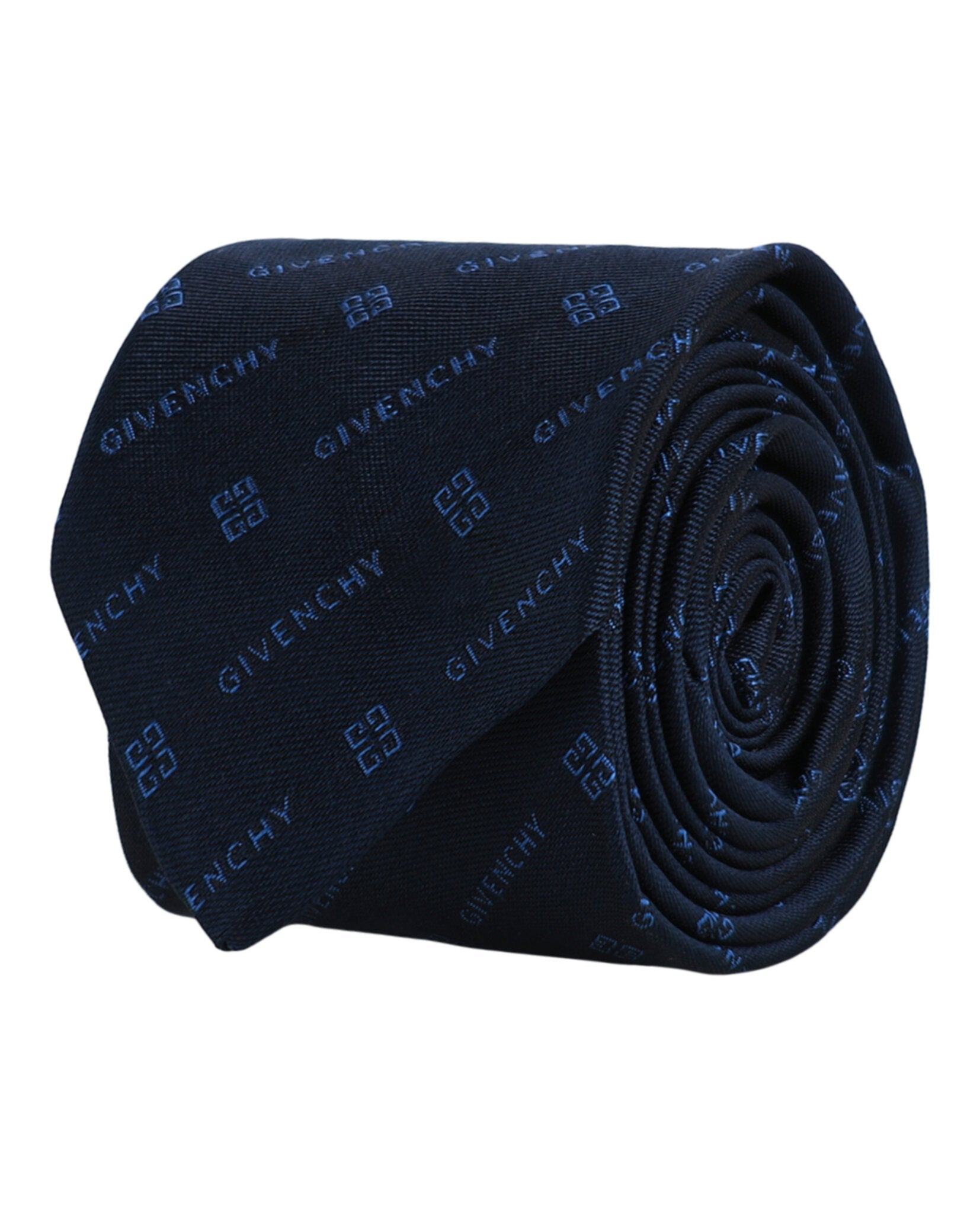 Givenchy Mens Diagonal Logo Silk Tie