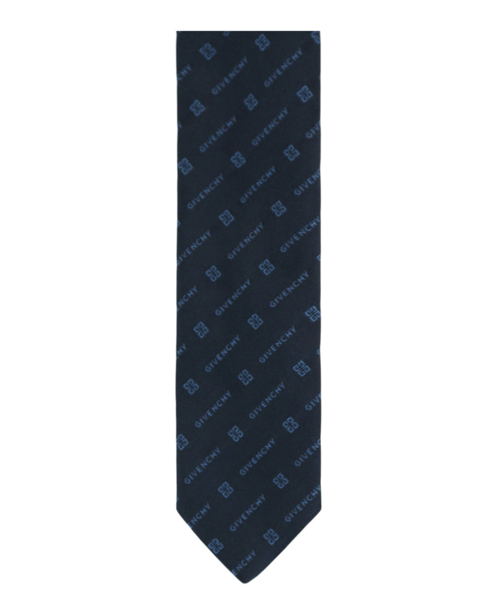 Givenchy Mens Diagonal Logo Silk Tie